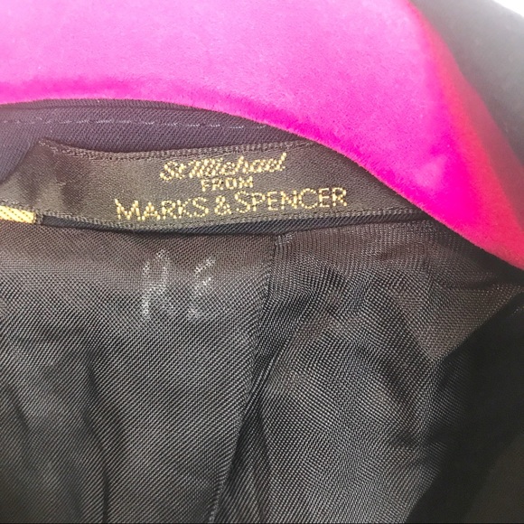 Marks & Spencer | Navy Blue Long Blazer 💎 - Picture 10 of 10